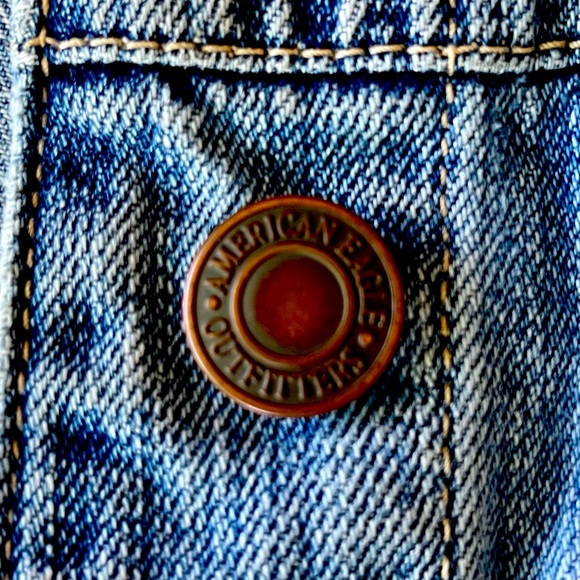 Womens American Eagle Denim Vest - Picture 5 of 5